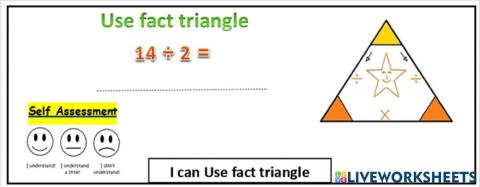 Use fact triangle