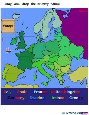 Countries of Europe