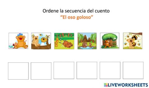Secuencia El oso goloso