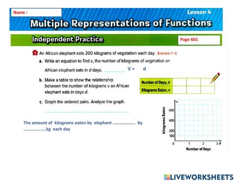 Multiple Representations of Functions