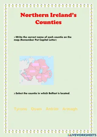 Northern Ireland's Counties