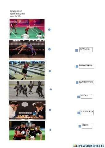 Beyond A2 sports and games