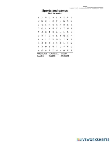 Beyond A2 sports and games