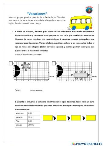 Matemáticas-Vacaciones