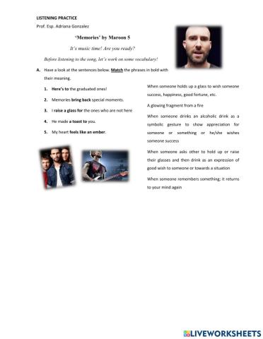 'MEMORIES' by Maroon 5