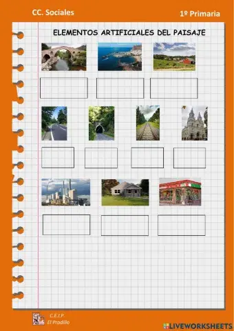 Elementos artificiales del paisaje