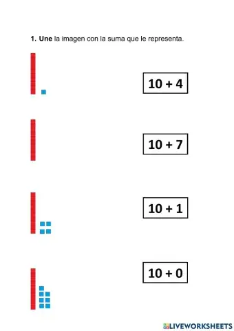 Composición-descomposición de números