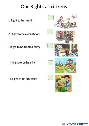 Our rights as citizens