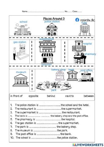 Preposition of place