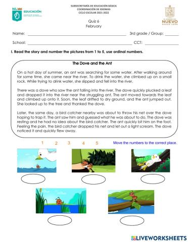 3rd Grade February Quiz