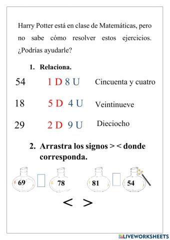 Números hasta el 99