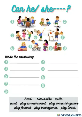 He - she can - can't