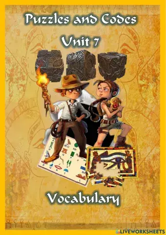 Puzzles and Codes Vocabulary