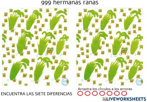 999 hermanas ranas