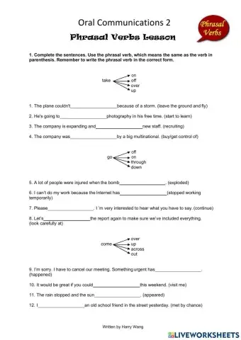 OC2 L01 - Phrasal Verbs