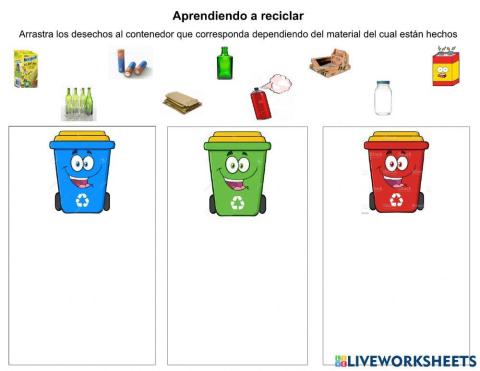 Aprendiendo a reciclar
