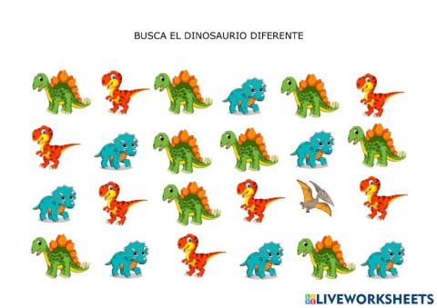 Diferencias dinosaurios