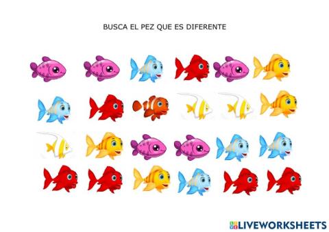 Diferencias peces