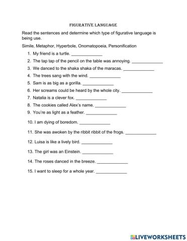 Figurative Language
