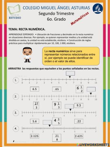Guía de matemáticas 2 bloque Sexto grado