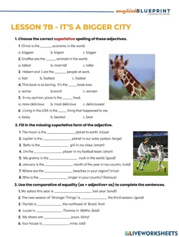 Lesson 7 - It's a bigger city