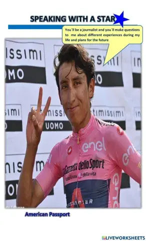 Speaking with a star. Amerpassport