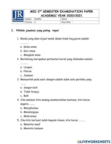 Mid semester buddha keas 2
