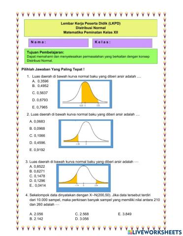 LKPD Distribusi Normal