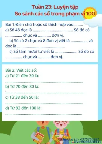 Bài tập tuần 23 cánh diều