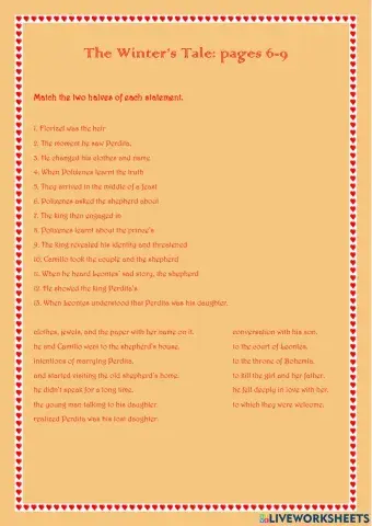 The Winter's Tale: pages 6-9