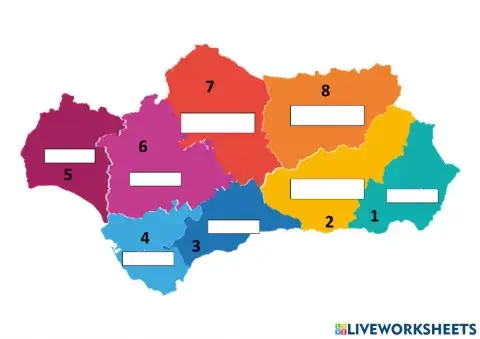 Las provincias Andalucía