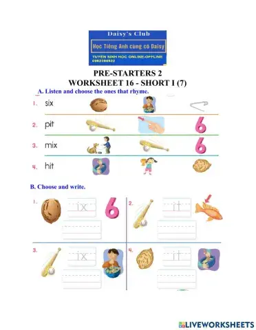Short vowel I (in-ig-it-ix)