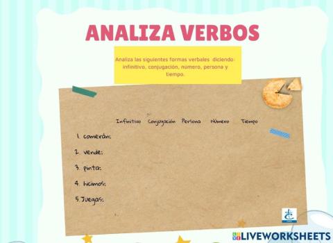 Analiza verbos