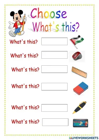 Choose - School items