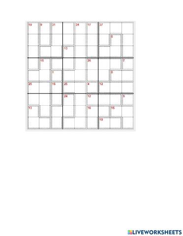 Sudoku Killer -1