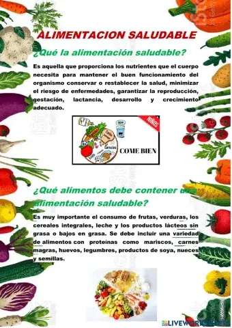 Alimentación saludable
