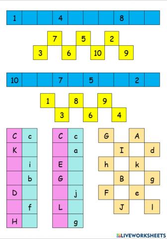 Numbers and Alphabets