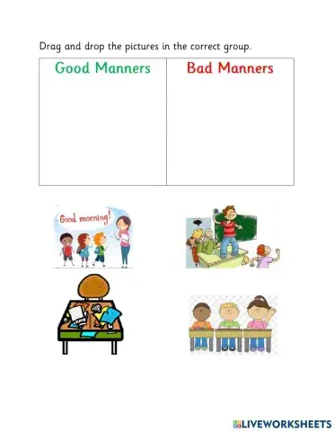 Good vs Bad Manners