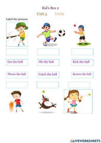 Kid's Box 2. Verbs
