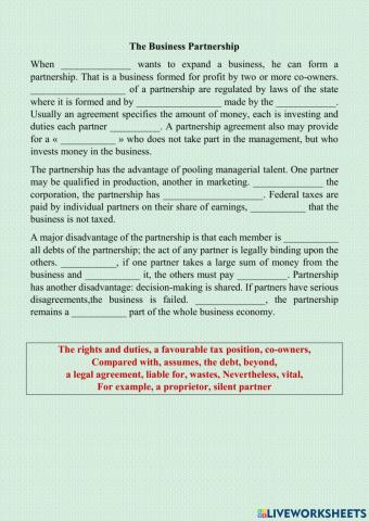 The Business Partnership