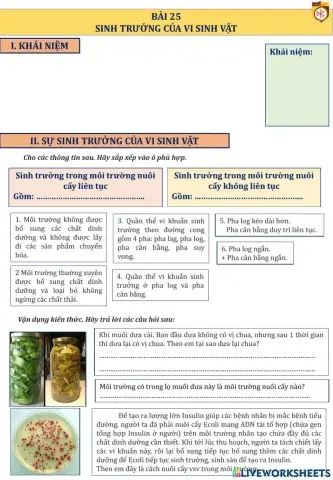 Bài 25 sinh học 10