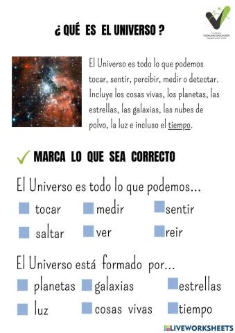Qué es el universo
