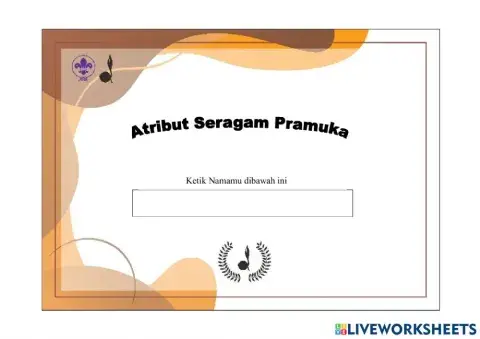 Mengenal Atribut Seragam Pramuka