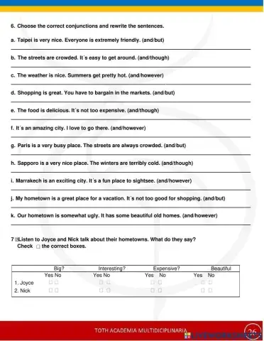 Conjunctions- However and Though