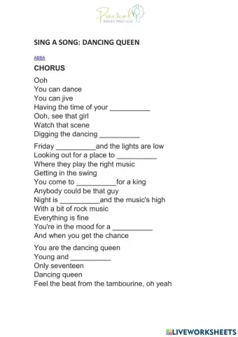 Sing a song: dancing queen