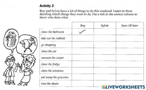 Listen carefully-unit 5-At home