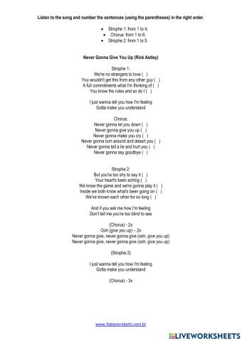 Never Gonna Give You Up (Rick Astley)