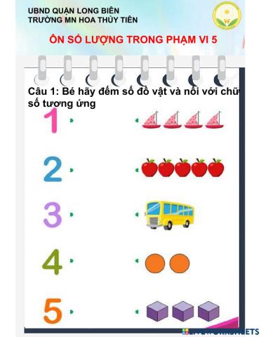 Toán tách gộp trong pv 5