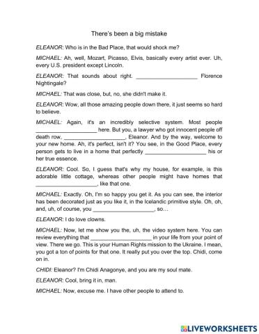 The God Place - Big mistake