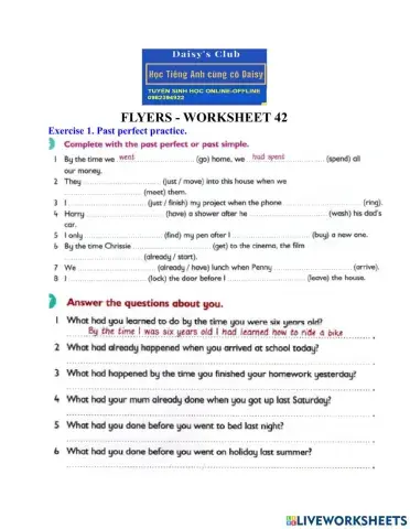 Past perfect or past simple